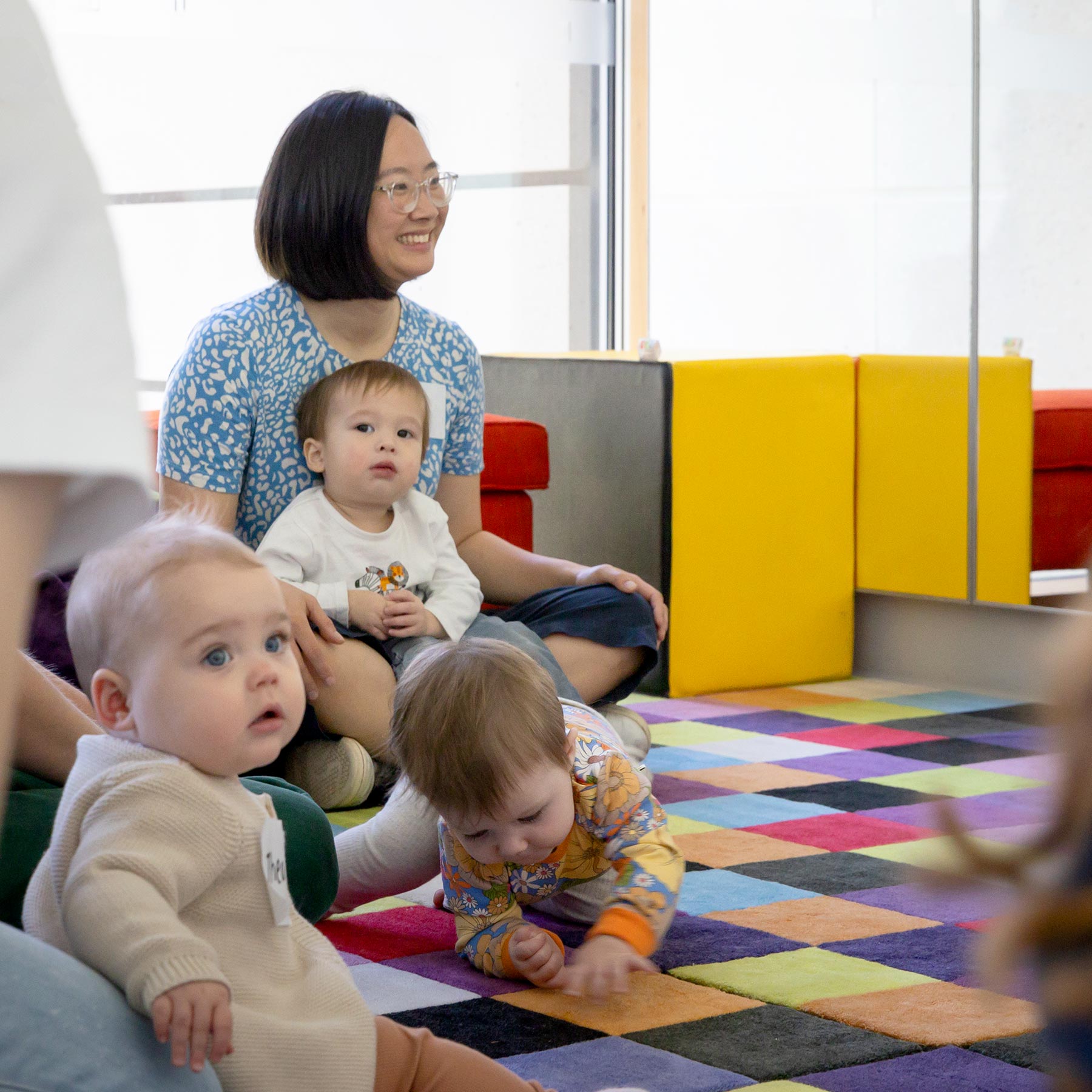 Children participating in Little Faces