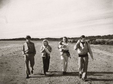 John Reed, Joy Hester, Sunday Reed carrying Sweeney and Sidney Nolan, 1945 Albert Tucker. National Gallery of Australia