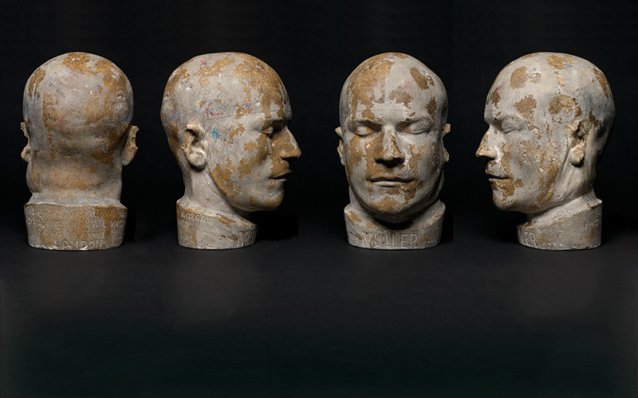 Death mask of Franz Muller, 1864