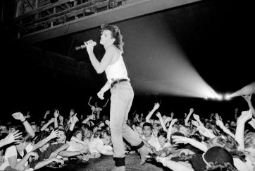 Michael Hutchence,  INXS, 1984 Bob King