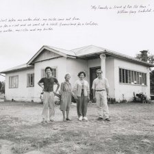 My Family in Front of Our Old Home