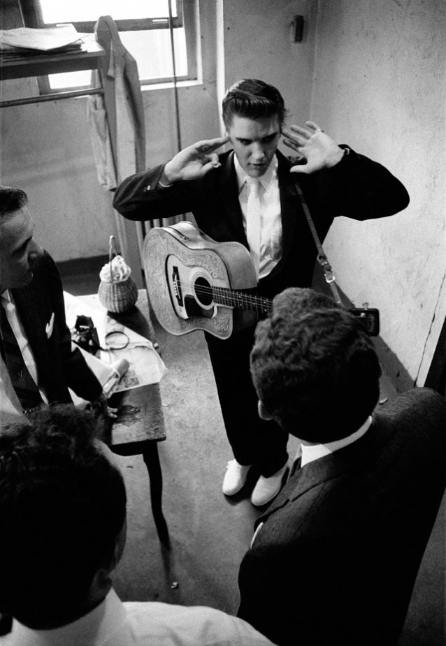 Backstage, The Mosque, Richmond, June 30, 1956