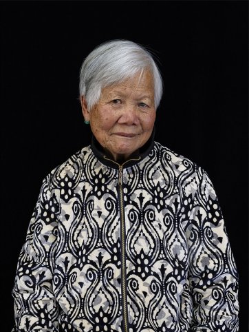 My friend Siu’s dear mother, Mrs Chan, 2014 by Rod McNicol