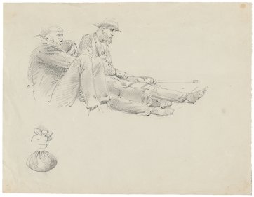 Studies for Bushrangers, Victoria, Australia, 1852 1886 by William Strutt