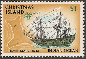 Christmas Island stamp, issued 1972