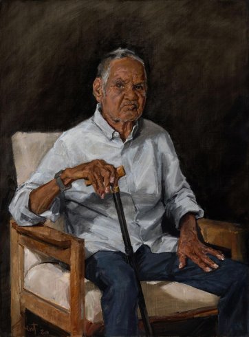 Ngurin-Nyunggu: Ngarluma Elder, Tim Douglas, 2019 Evert Ploeg