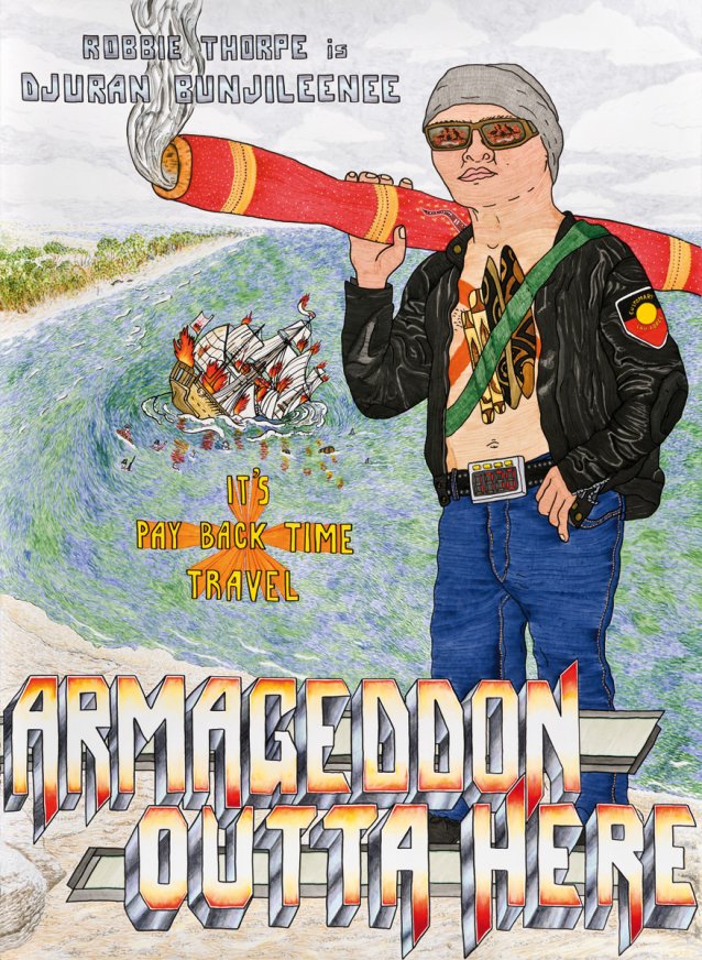 Robbie Thorpe is Djuran Bunjileenee “Armageddon Outta Here”, 2011 by TextaQueen