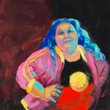 Megan Wilding as Blackie Blackie Brown: Traditional Owner of Death, 2019 Wendy Sharpe