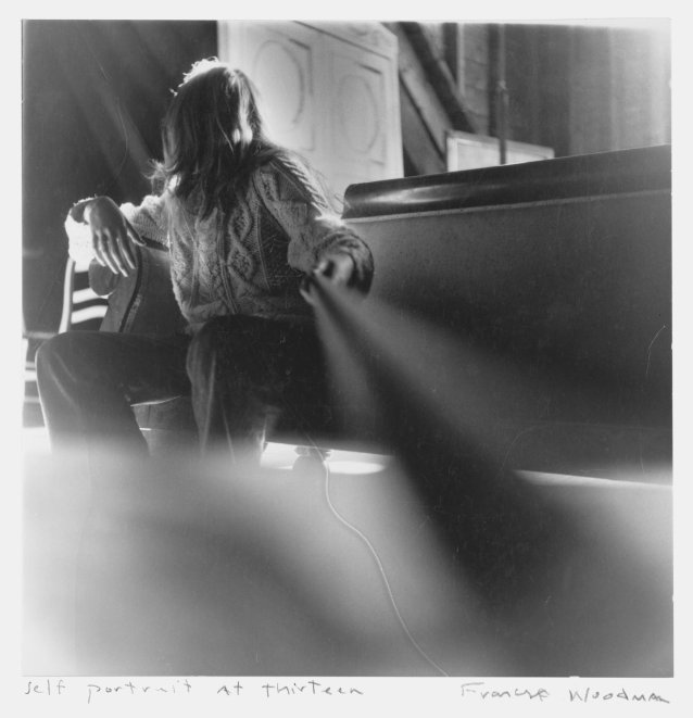 Self-portrait at thirteen, Antella, Italy , c. 1972 Francesca Woodman