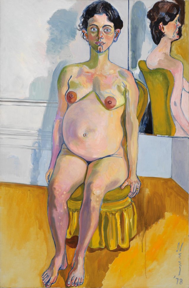 Margaret Evans Pregnant, 1978 Alice Neel