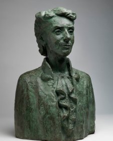 Portrait bust of Dr Christine Rivett