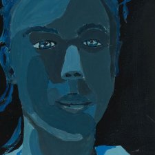 Monochromatic Self-Portrait, 2000 by Genevieve Preston