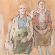 Double Portrait: Vida and Marie Breckenridge (study)