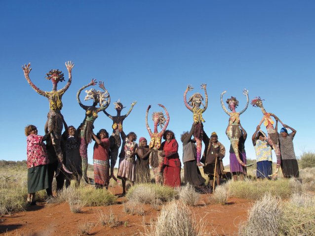 Kungkarrangkalnga-ya Parrpakanu (Seven Sisters Are Flying), 2015 