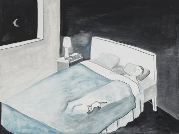 Sleeping with puppy, 2013 by Noel McKenna
Private Lender