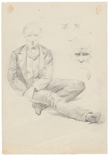 Studies for Bushrangers, Victoria, Australia, 1852 1886 by William Strutt