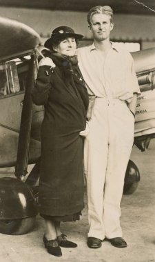 Jimmy Melrose and his mother Hilda Westley