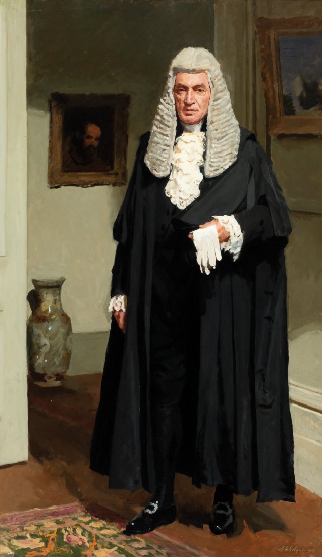 The Right Honourable Sir Owen Dixon OM GCMG QC, 1961 by 
Archibald Colquhoun