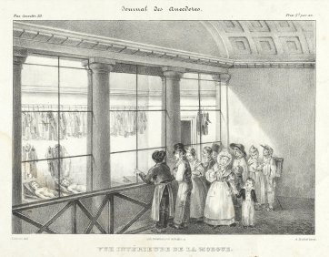 Vue intérieure de la morgue