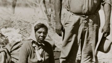 Albert and his wife Rubina, Macdonnell Ranges