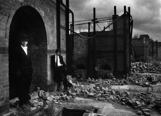 Peter Tucker and Alex Cramb, abandoned brickworks, Princes Highway, St Peters, Sydney, 1981