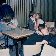 The Vacant Lot, Ainslie Rex Hotel, 21 November 1979. Patrons having fun 'pling