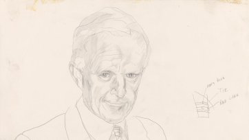 Study for portrait of Senator John Button