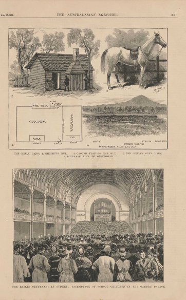 The Kelly Gang (from The Australasian Sketcher, 17 July 1880)