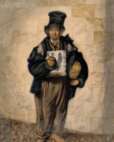 Billy the match man, Liverpool, 1844 by John Dempsey