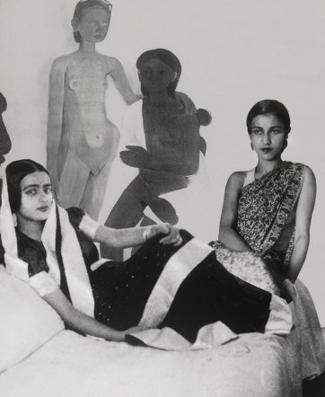 Sisters with 'two girls', 2001 From the series Re-take of Amrita
by Vivan Sundaram