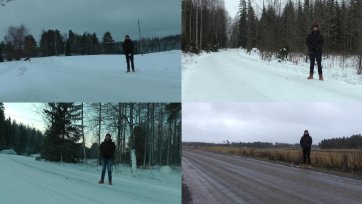 Hiljaisuus: Four Walks, 2016 by Luke Aleksandrow, video: 9 minutes