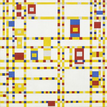 
Broadway Boogie Woogie, 1942-43
 by Piet Mondrian