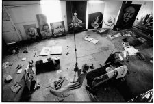 Brett Whiteley at Gas works studio