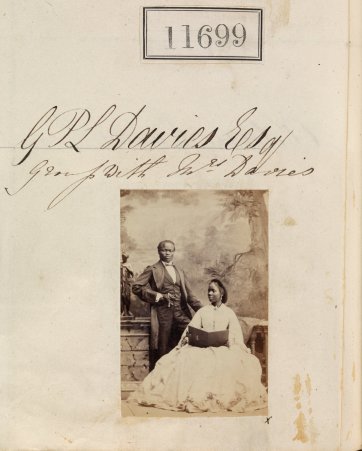 Sarah Davies (formerly Forbes Bonetta) and James Pinson Labulo Davies