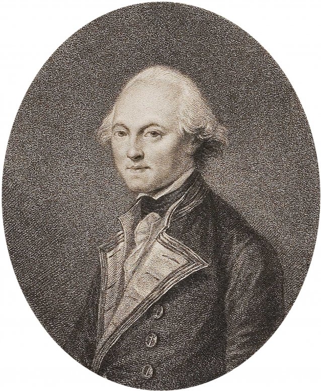 Captain James King, engraving after Webber