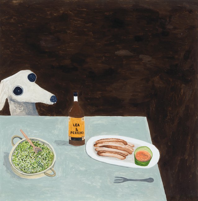 Dog at dinner table, 2015 by Noel McKenna
Germanos Collection, Sydney