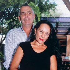 Linda Burney MLA Canturbury and Rick Farley at home, Marrickville