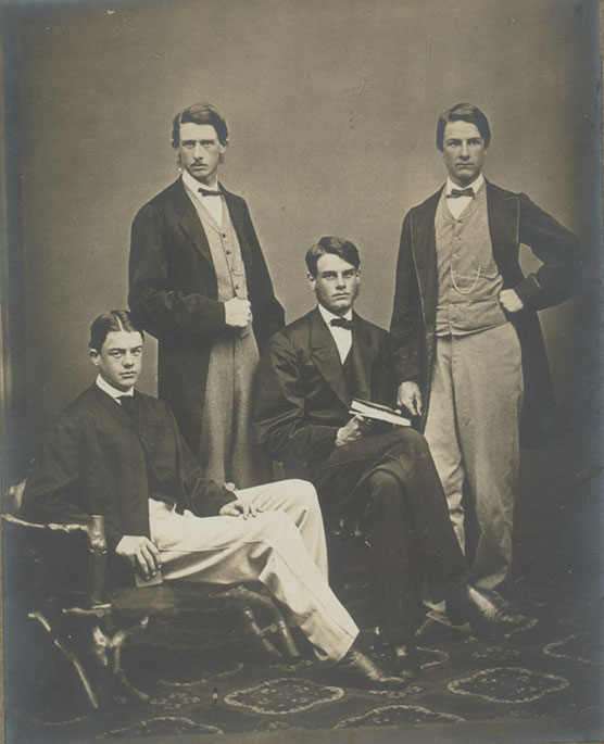 Percy, Reginald, Monty and George Faithfull, undated by Henry Dorner. Image courtesy the National Museum of Australia.