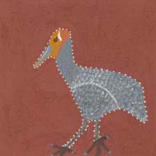 Nangala (the Brolga), 2018 Shirley Purdie