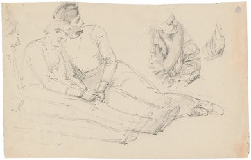 Studies for Bushrangers, Victoria, Australia, 1852 1886 by William Strutt