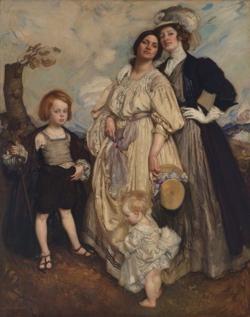 Portrait group (The mother), 1907 George Lambert