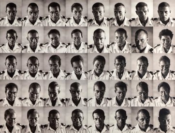 Royal Solomon Islands Police Force recruits, Maranatha Hall, Honiara by Sean Davey