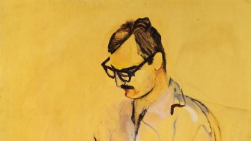 Yellow portrait (portrait of Alex Jelinek)