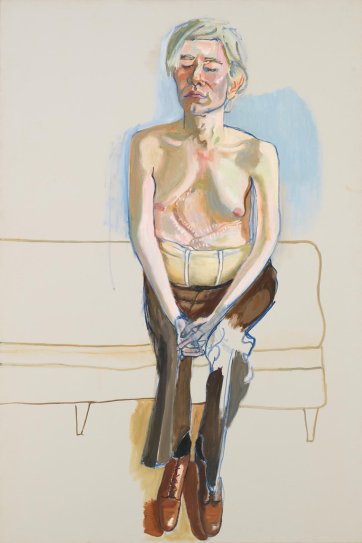 Andy Warhol , 1970 Alice Neel