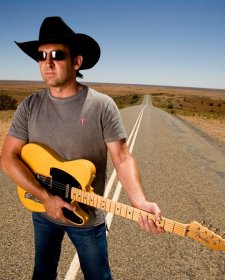 Lee Kernaghan near Broken Hill