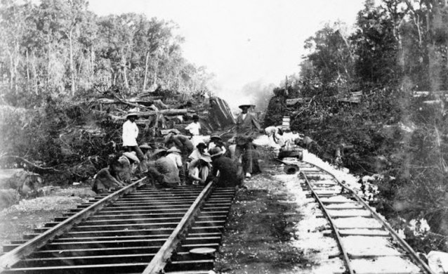 Chinese labourers on Christmas Island