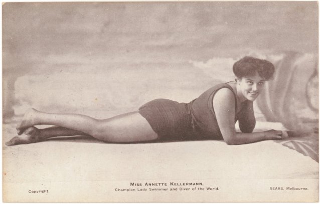 Self portrait of Annette Kellerman, c. 1905