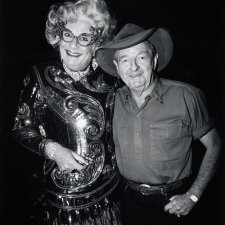 Slim Dusty and Dame Edna Everage, Carlton Hill Station, WA, 10 July 1993