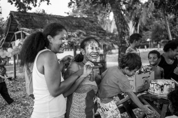 Family gathering, Kakabona, Guadalcanal