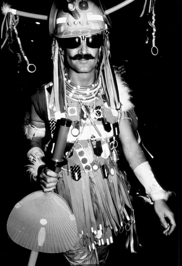 Peter Tully at the Gay Mardi Gras March in 1981